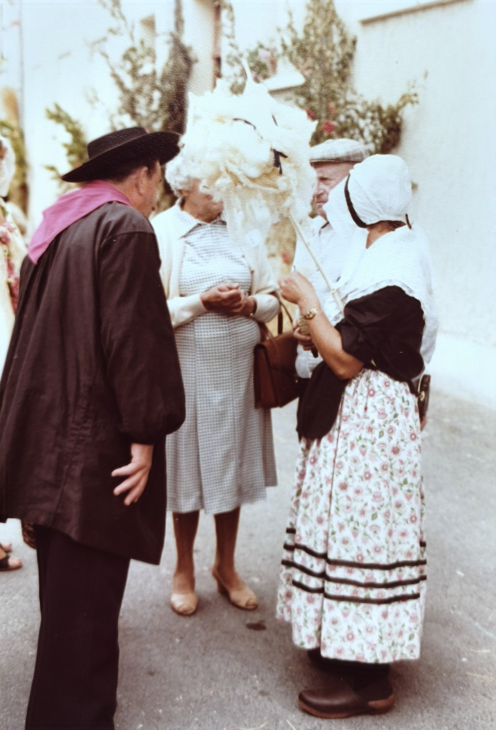 Félibrée 1979 — Groupe de femmes en costumes traditionnels