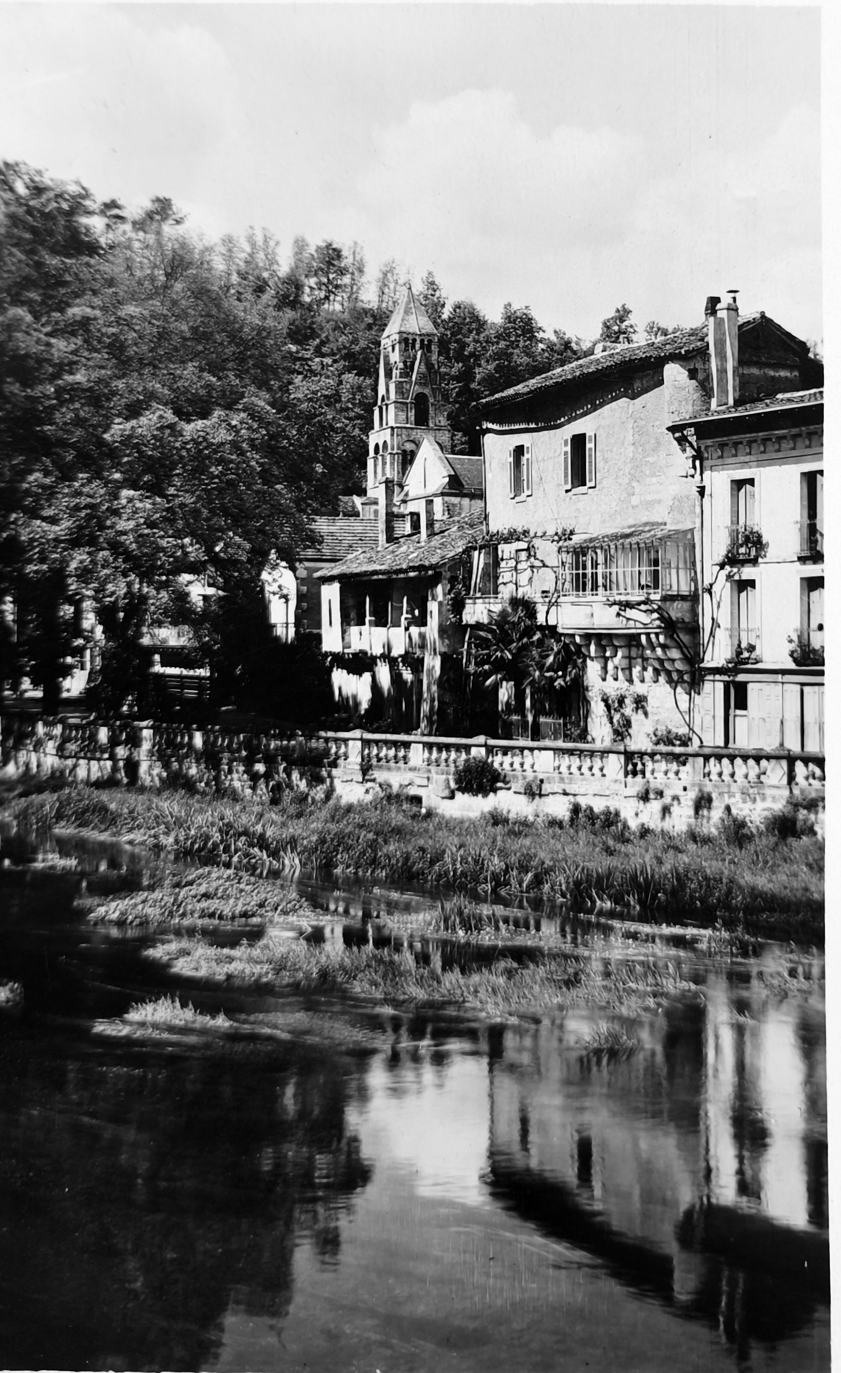 Félibrée 1979 — Maison au bord de la Dronne, vue ancienne